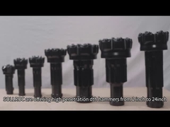 Specjalny stal DTH Bit z otworem spłukiwania do poszukiwań geologicznych